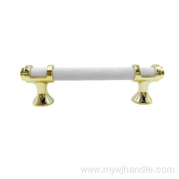 European high-end light luxury door handle white